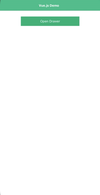 ios @nativescript-community/ui-drawer